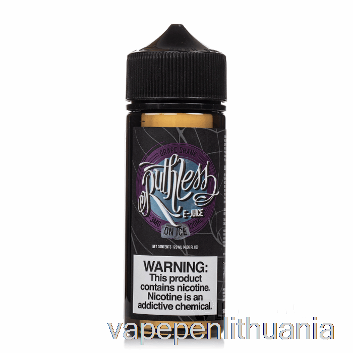Vynuogė Gerta Ant Ledo - Negailestingi Garai - 120ml 6mg Vape Skystis